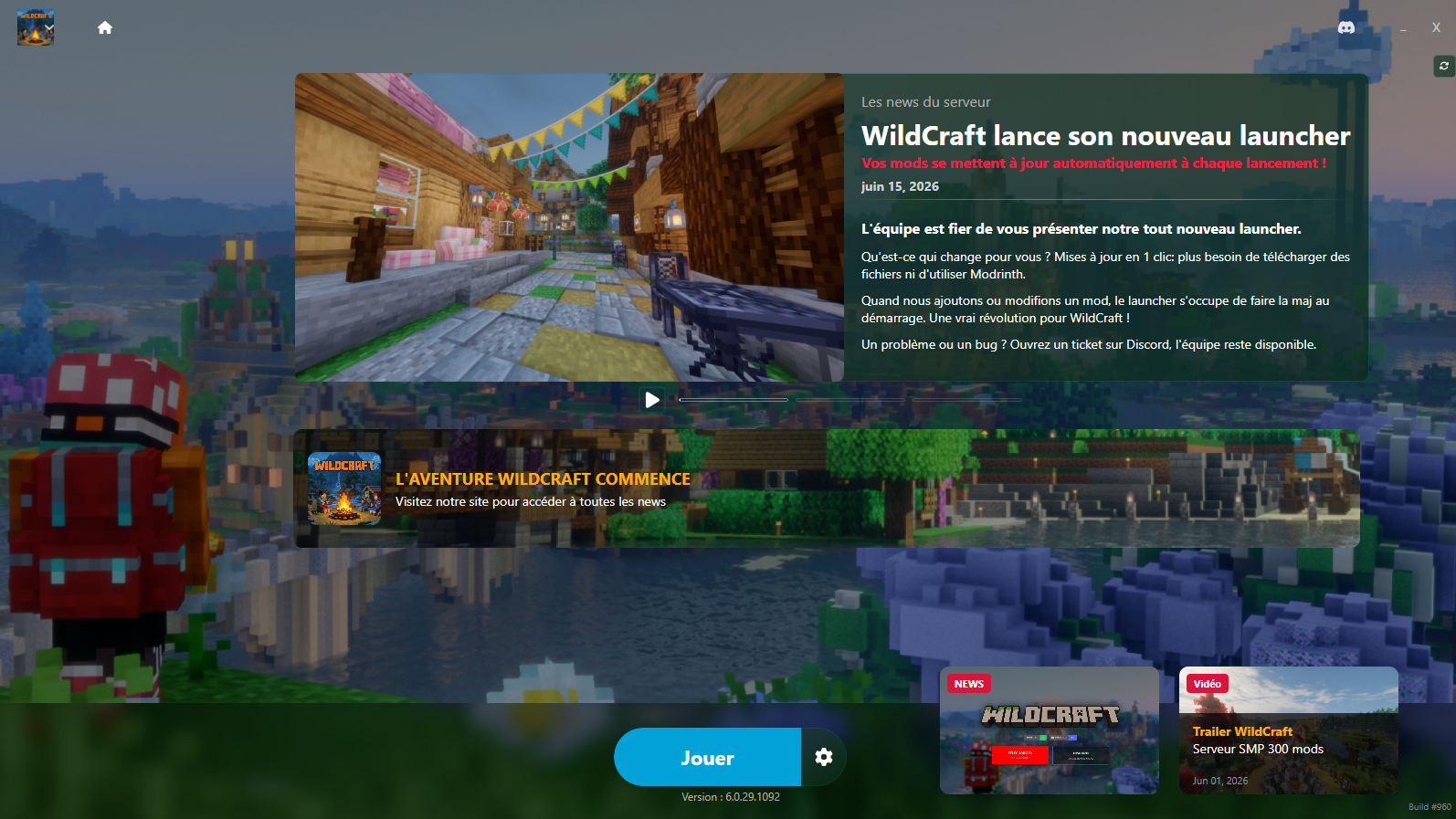 WildCraft 6.0 est disponible